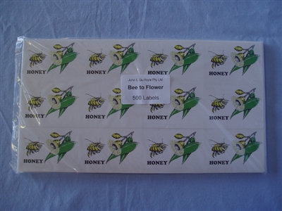 Bee to Flower Labels pack of 500