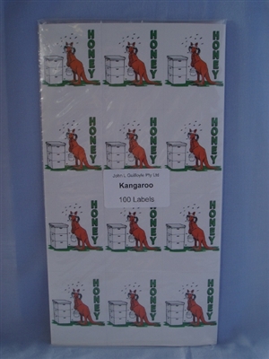 Kangaroo Labels pack of 100