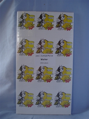 Waiter Labels pack of 250