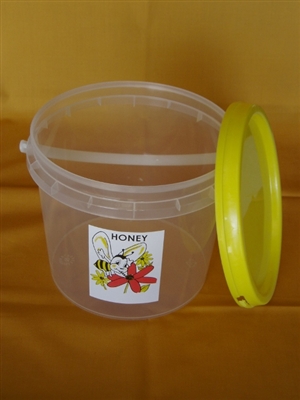 3kg Bucket with lid, handle and label pack of 200