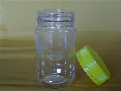 500 gm Plastic Jar with lid and label each